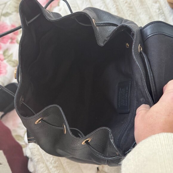 Coach Pennie Backpack Black/Gold Style No. 6145 - Picture 3 of 3